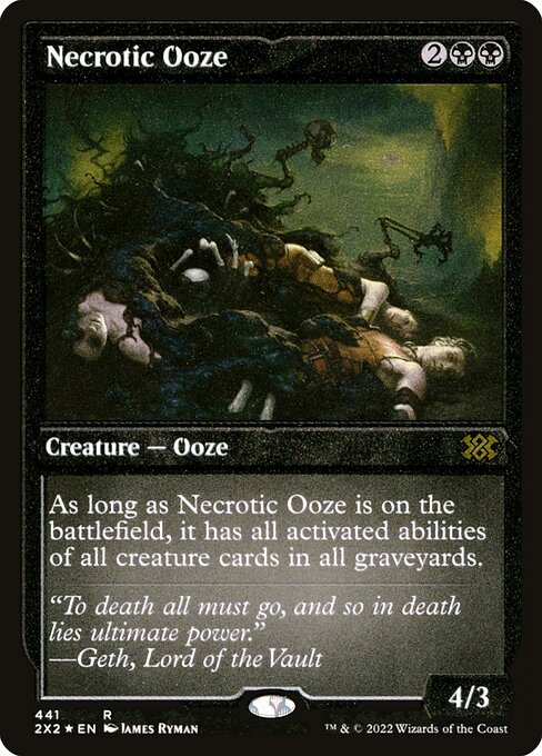 Necrotic Ooze (Double Masters 2022 #441)