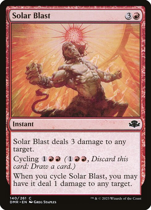 Solar Blast (Dominaria Remastered #140)