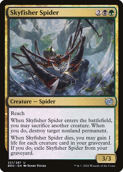 Araignée pêche-ciel|Skyfisher Spider