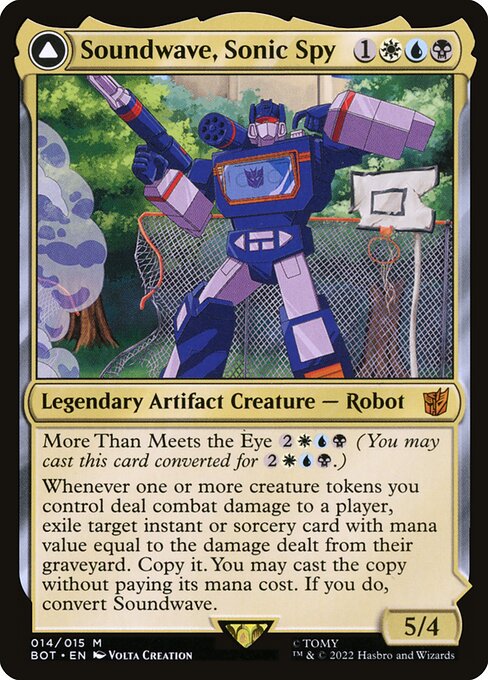 Soundwave, Sonic Spy // Soundwave, Superior Captain card image