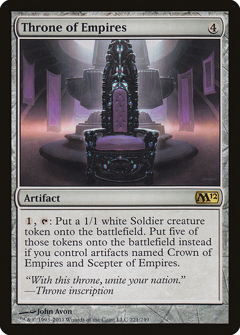 Throne of Empires (Magic 2012 #221)