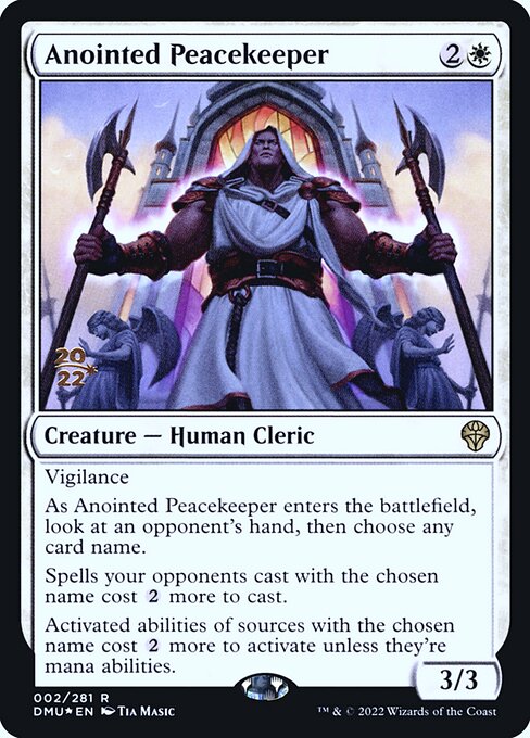 Anointed Peacekeeper (Dominaria United Promos #2s)