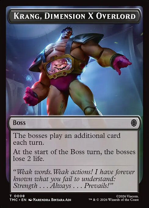 Krang, Dimension X Overlord magic the gathering card art