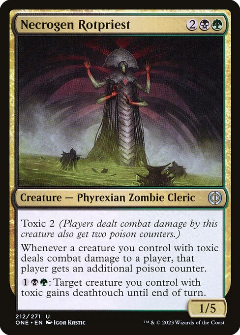 Necrogen Rotpriest (Phyrexia: All Will Be One #212)