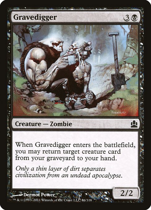 Gravedigger (Commander 2011 #86)