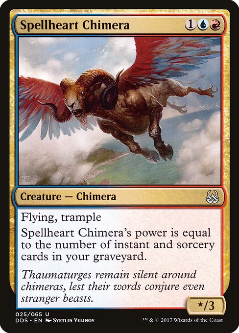 Spellheart Chimera (Duel Decks: Mind vs. Might #25)