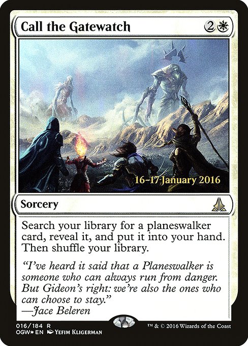 Call the Gatewatch (pogw) 16s