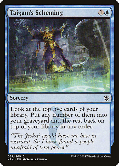 Taigam's Scheming card image