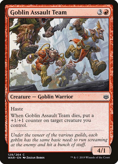Goblin Assault Team (War of the Spark #129)