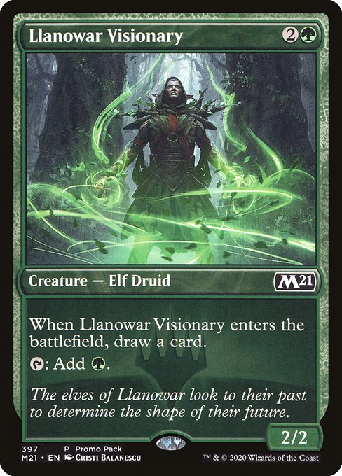 Llanowar Visionary (Core Set 2021 #397)
