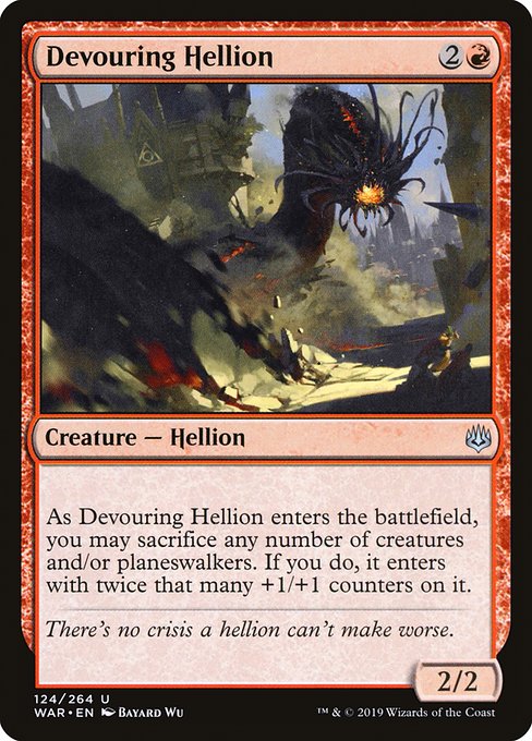 Devouring Hellion (War of the Spark #124)