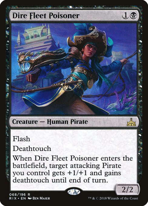 Dire Fleet Poisoner (Rivals of Ixalan #68)