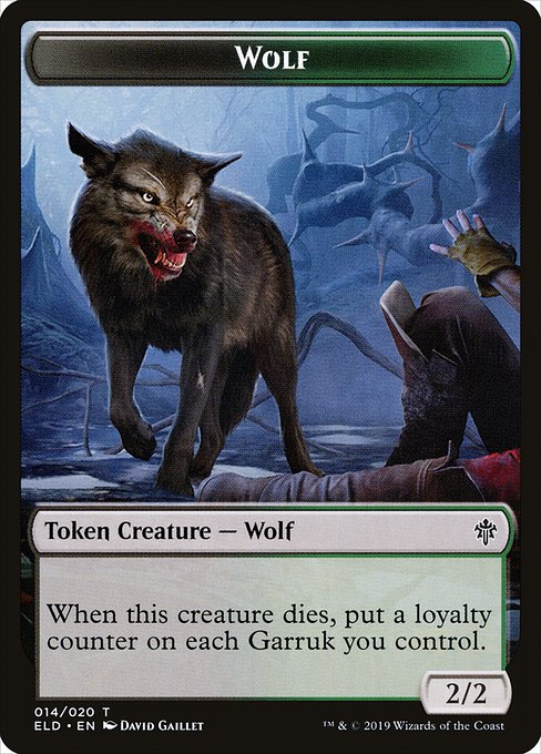 Wolf card image