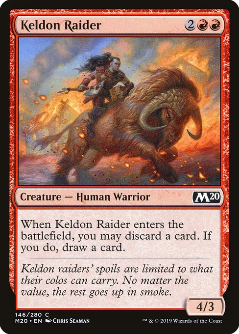 Keldon Raider (Core Set 2020 #146)