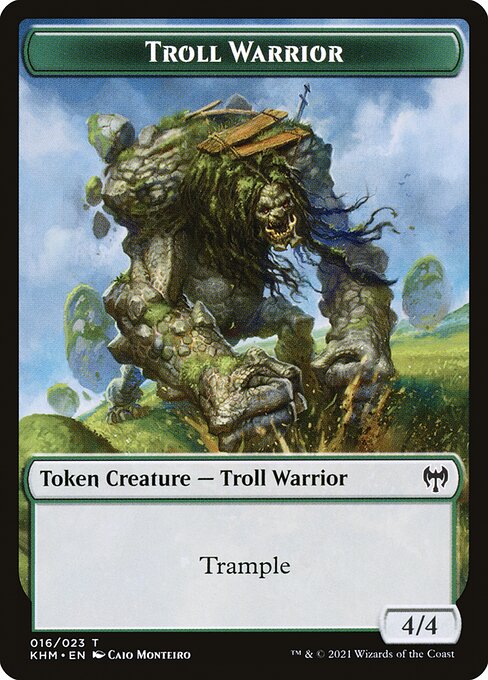 Troll Warrior (Kaldheim Tokens #16)