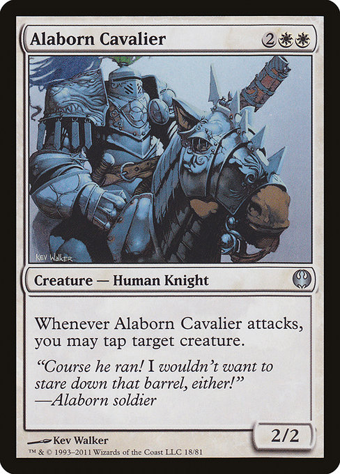 Alaborn Cavalier (Duel Decks: Knights vs. Dragons #18)