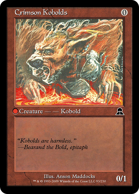 Crimson Kobolds (Masters Edition III #93)