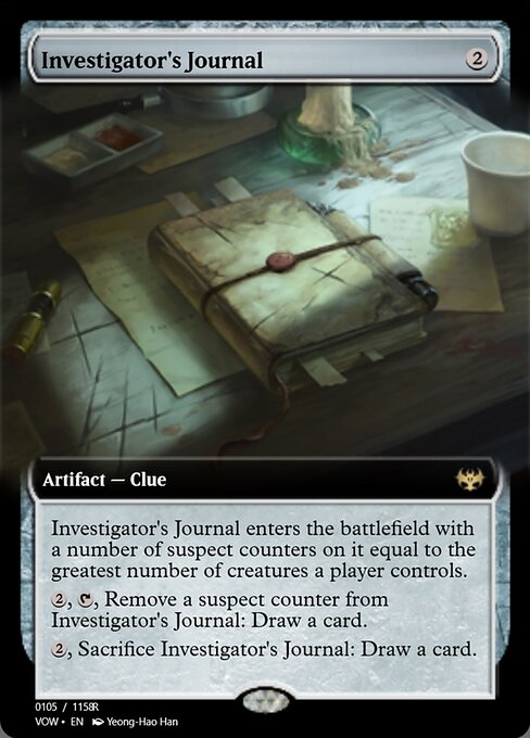 Investigator's Journal (Magic Online Promos #95449)