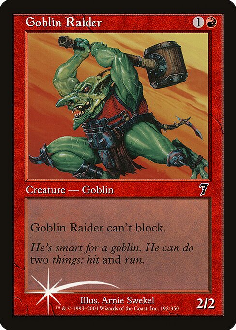 Goblin Raider (Seventh Edition #192★)