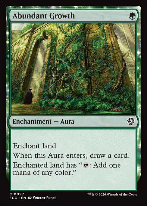Abundant Growth magic the gathering card art