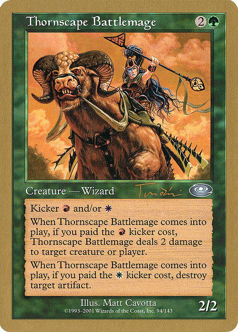 Thornscape Battlemage (World Championship Decks 2001 #jt94)