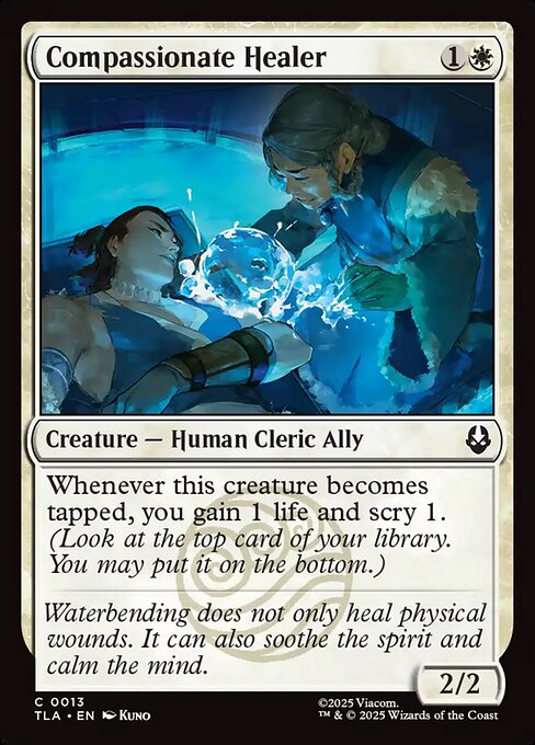 Compassionate Healer magic the gathering card art