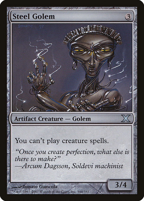 Steel Golem (10e) 344