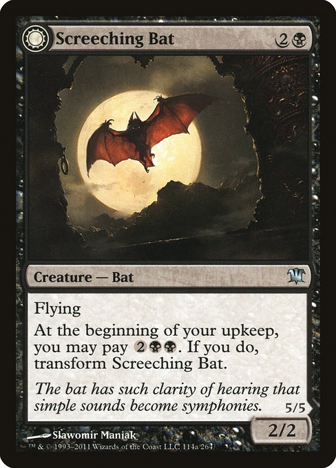 Screeching Bat // Stalking Vampire (isd) 114