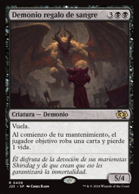 Demonio regalo de sangre