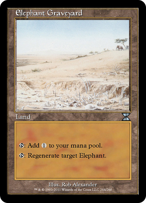 Elephant Graveyard (Masters Edition IV #244)