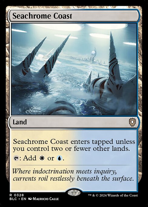 Seachrome Coast (Bloomburrow Commander #328)