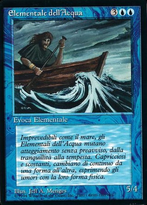 Water Elemental (Foreign Black Border #92)