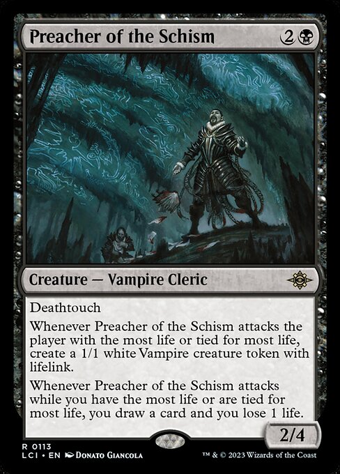 Preacher of the Schism (lci) 113 Preacher of the Schism (lci) 113