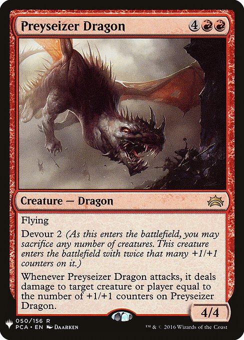 Dragon priseproie|Preyseizer Dragon
