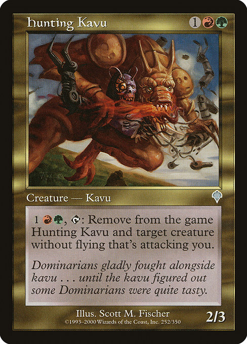 Hunting Kavu card image