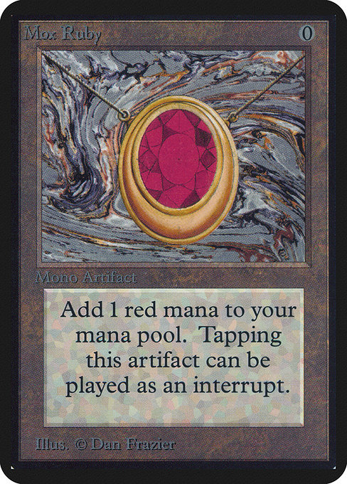 Mox Ruby (Limited Edition Alpha #264)