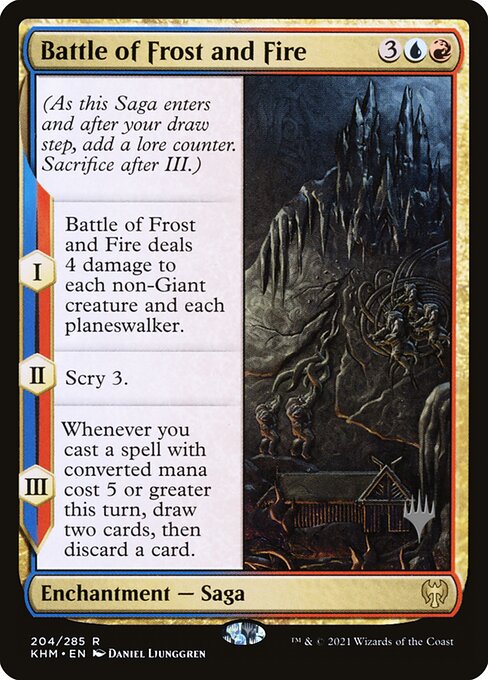 Battle of Frost and Fire (Kaldheim Promos #204p)