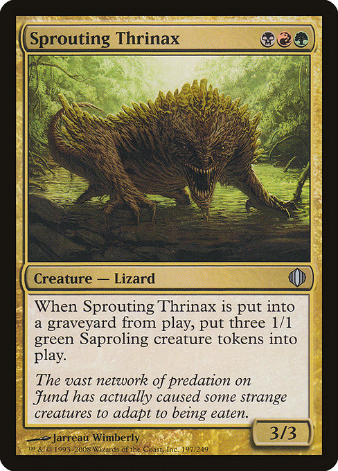 Sprouting Thrinax card image
