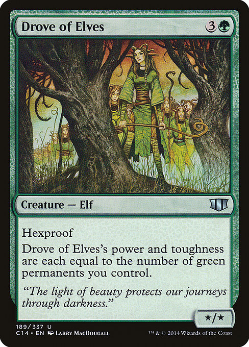 Drove of Elves (Commander 2014 #189)