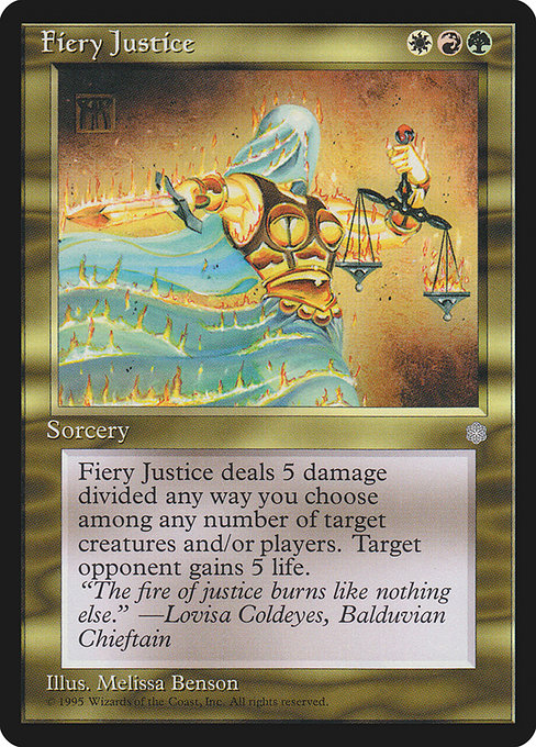 Justice ardente|Fiery Justice