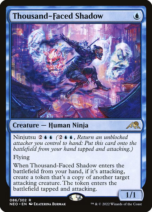 Thousand-Faced Shadow (Kamigawa: Neon Dynasty #86)