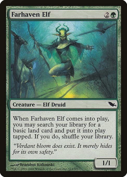 Farhaven Elf (Shadowmoor #113)