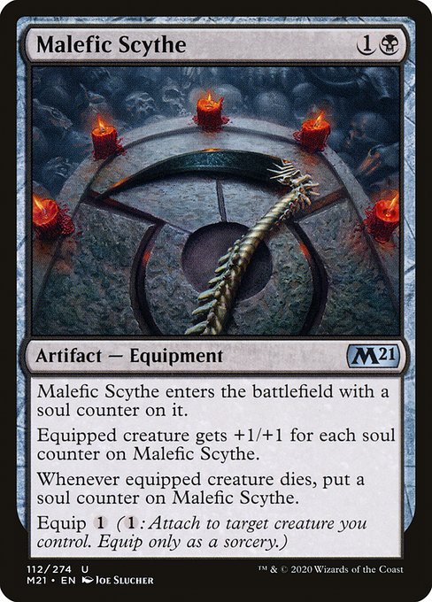 Malefic Scythe (Core Set 2021 #112)