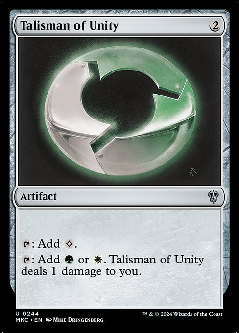 Talisman d'unité|Talisman of Unity
