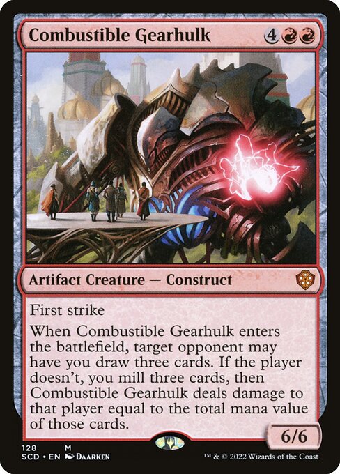 Combustible Gearhulk (Starter Commander Decks #128)
