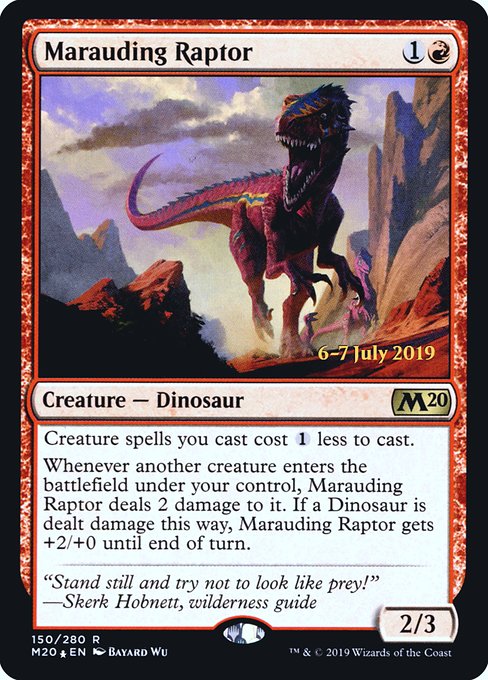 Marauding Raptor (Core Set 2020 Promos #150s)