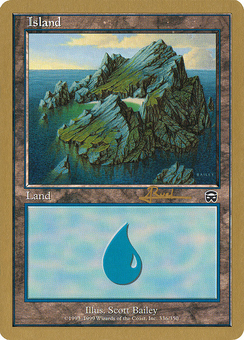 Island (World Championship Decks 2001 #ar336a)