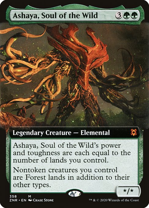 Ashaya, Soul of the Wild (Zendikar Rising #358)