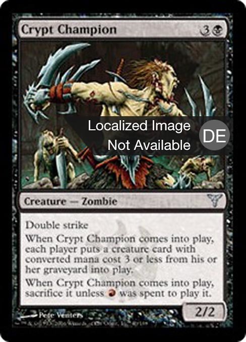 Crypt Champion (Dissension #40)