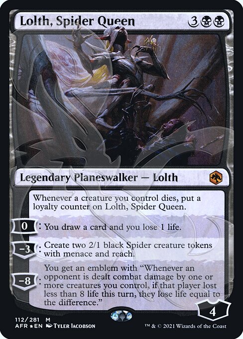 Lolth, Spider Queen (Adventures in the Forgotten Realms Promos #112a)